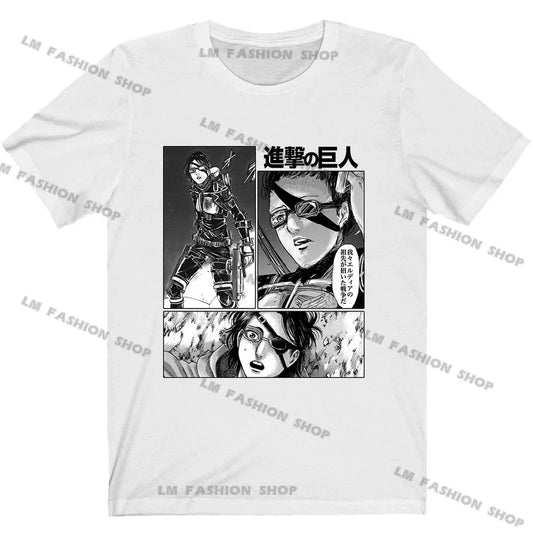 Attack On Titan Graphic Print T-Shirt - Unisex Casual Tee