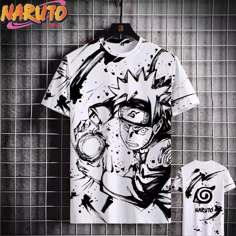 Naruto Men's 3D Print Casual T-Shirt