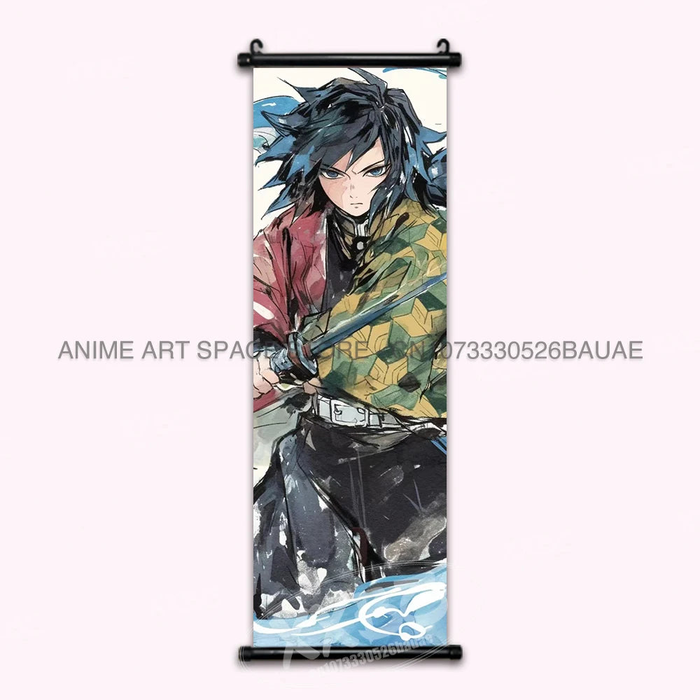 Demon Slayer Rengoku Kyoujurou Canvas Wall Art Scroll