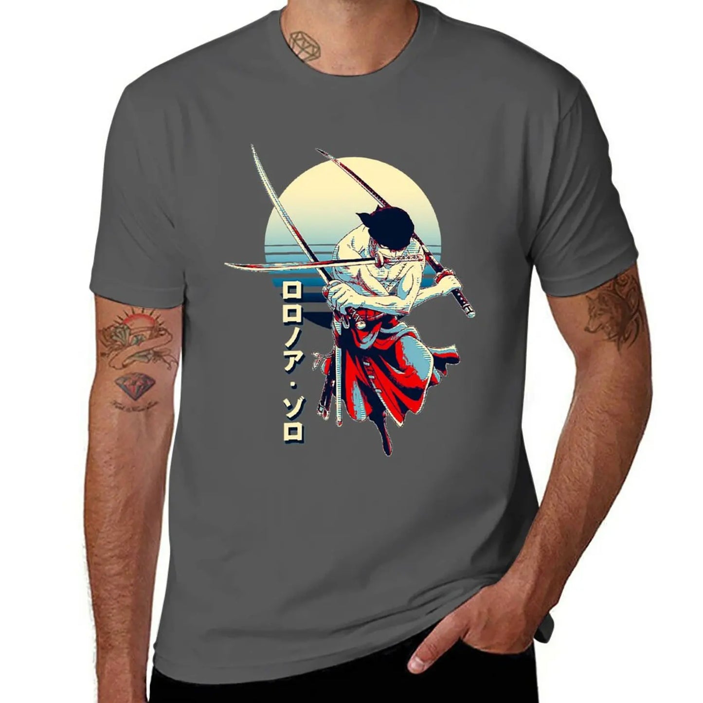 New Roronoa Zoro Graphic T-Shirt for Men