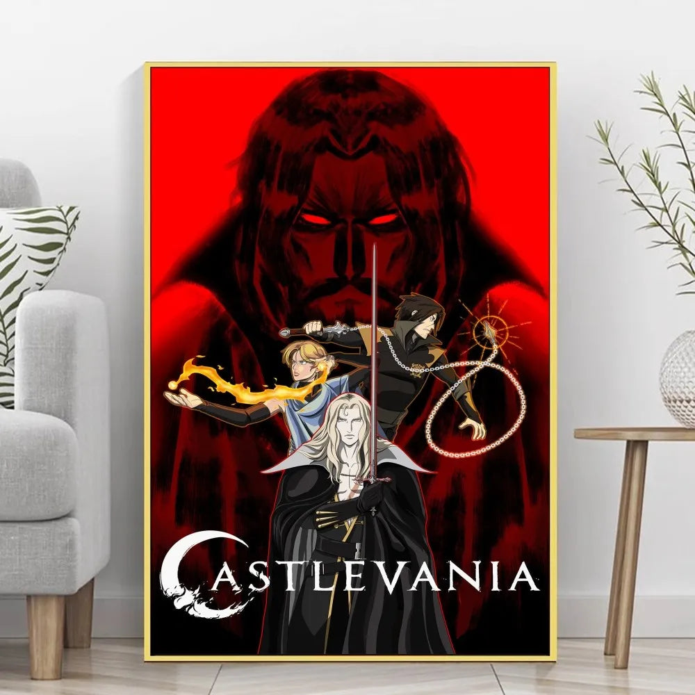 Castlevania Anime DIY Waterproof Poster Sticker