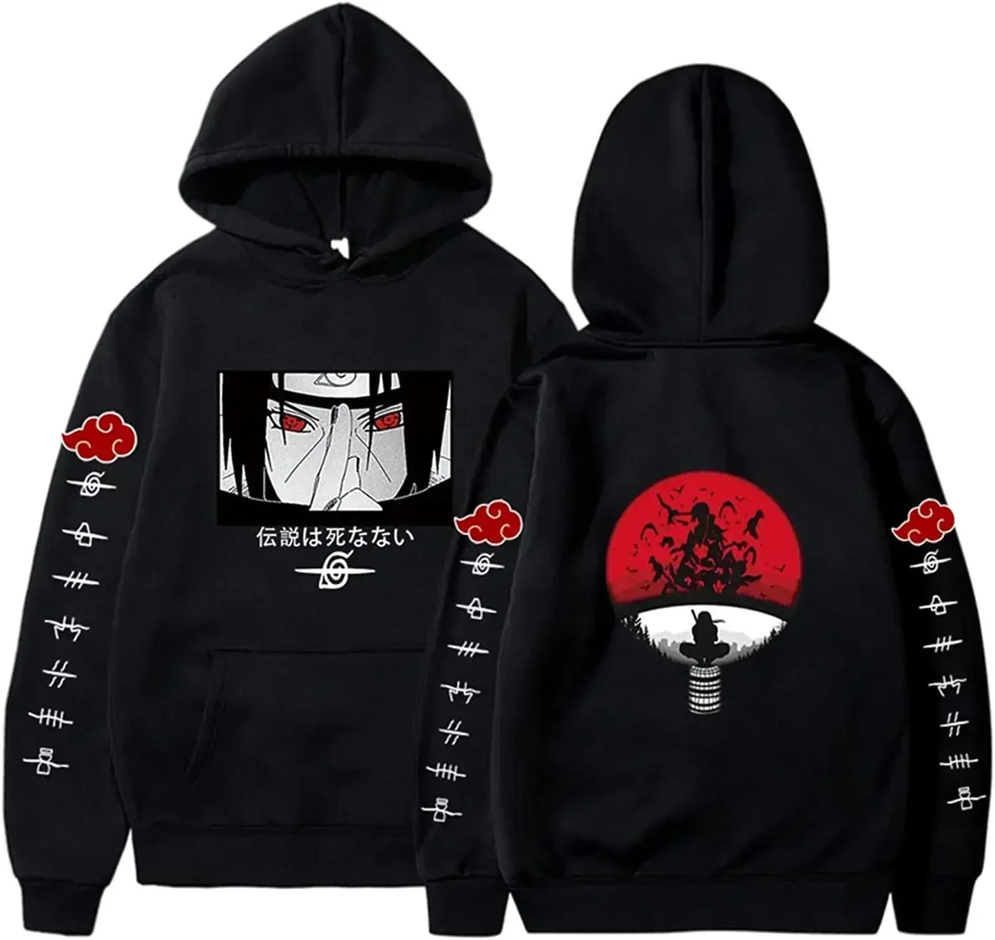 Uchiha Itachi Anime Hoodie - Unisex Casual Sweatshirt