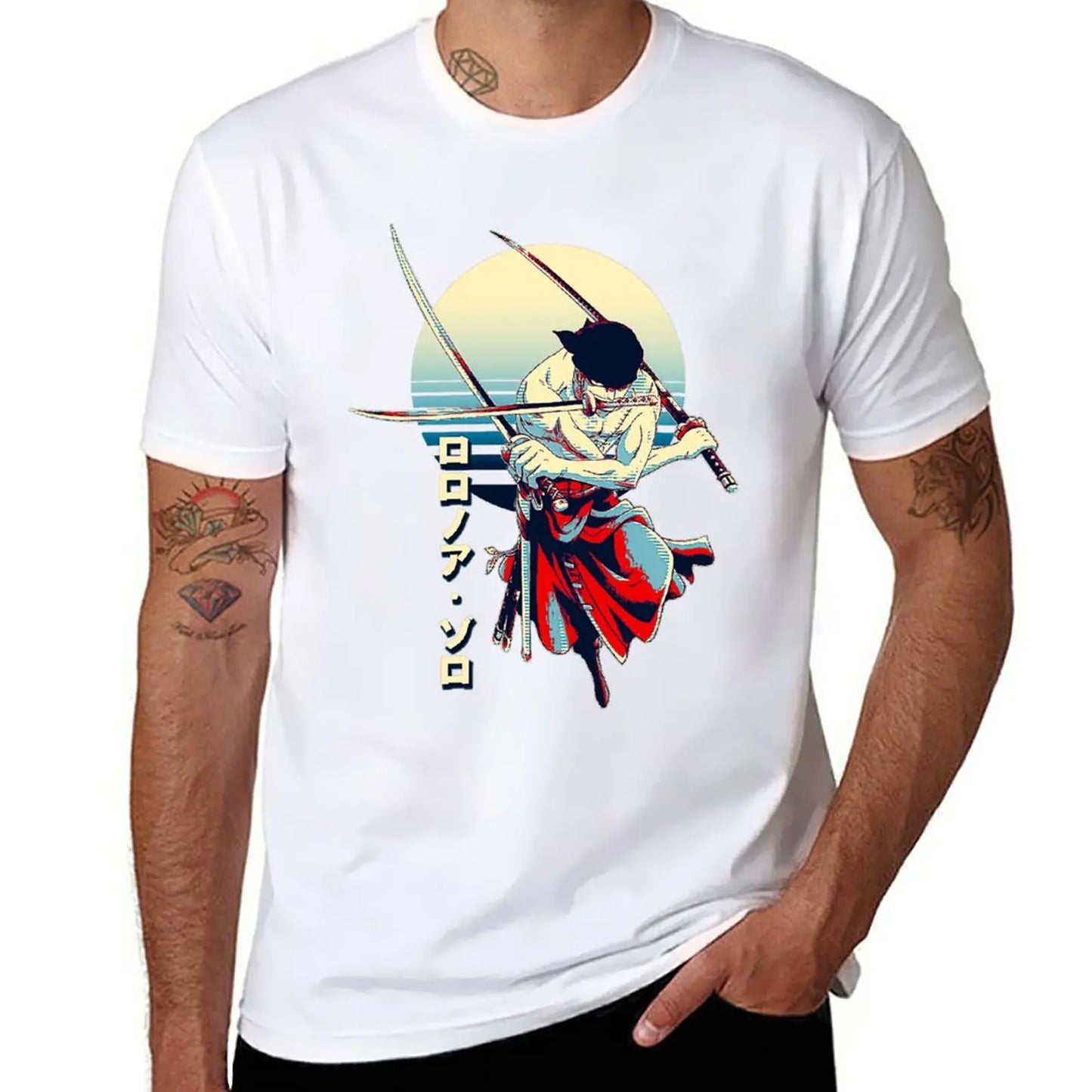 New Roronoa Zoro Graphic T-Shirt for Men