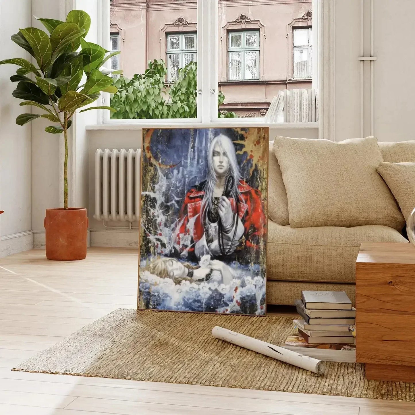 Castlevania Symphony of the Night Canvas Art Poster