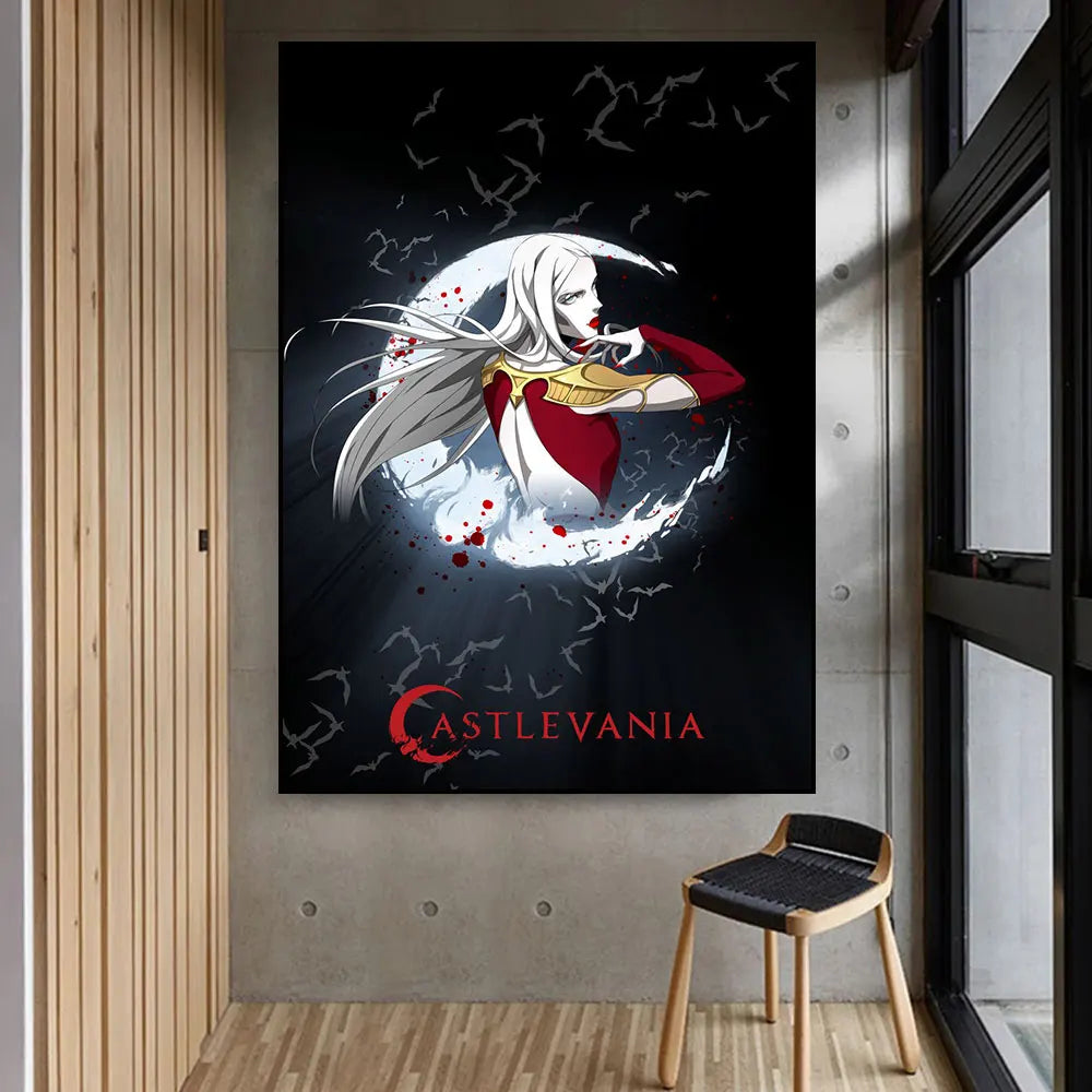 Castlevania Season 4 Alucard Portrait Canvas Print