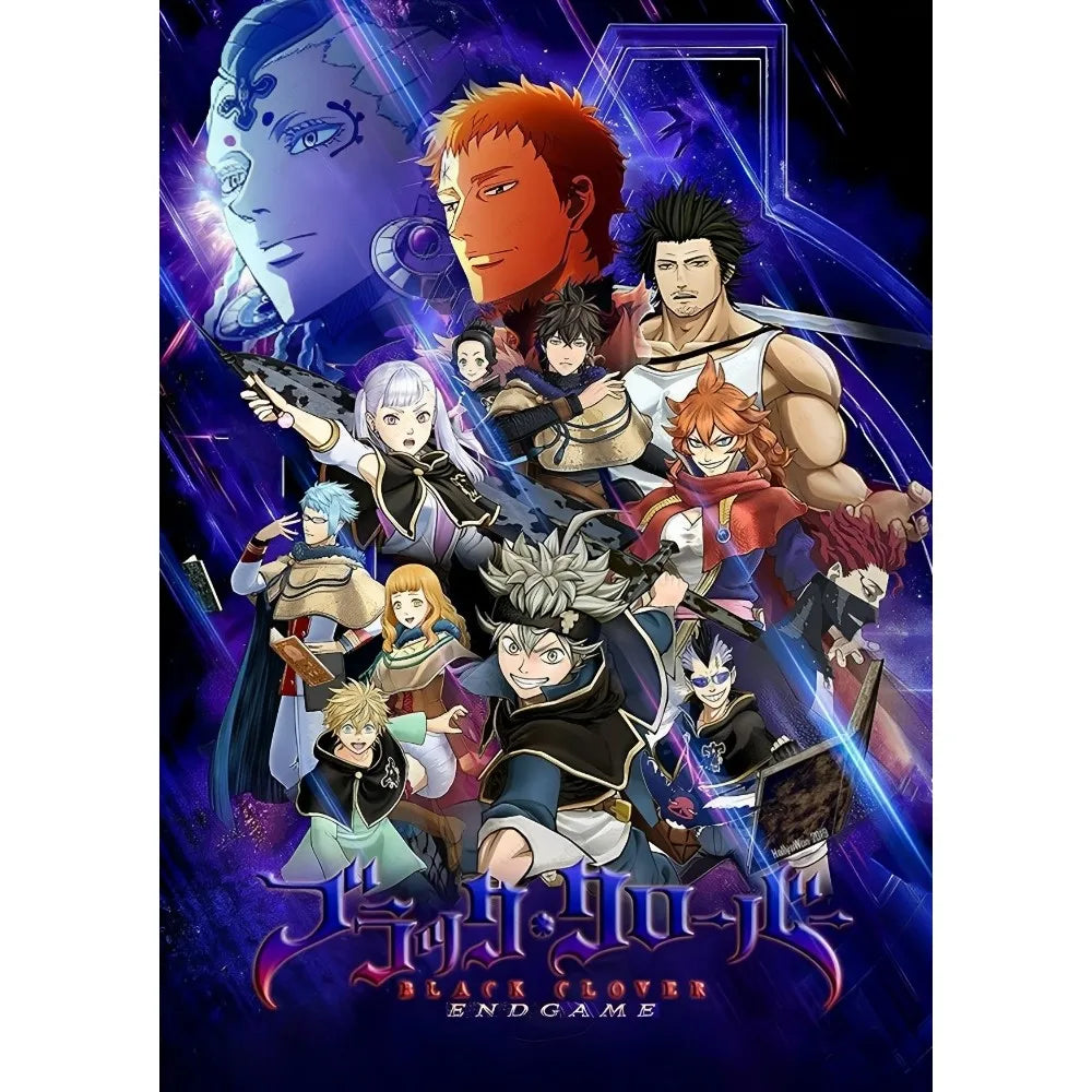 Anime Black Clover Poster - Waterproof Wall Art Decor