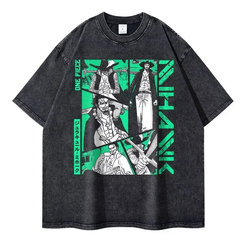 Vintage Roronoa Zoro T-Shirt - 100% Cotton Anime Tee