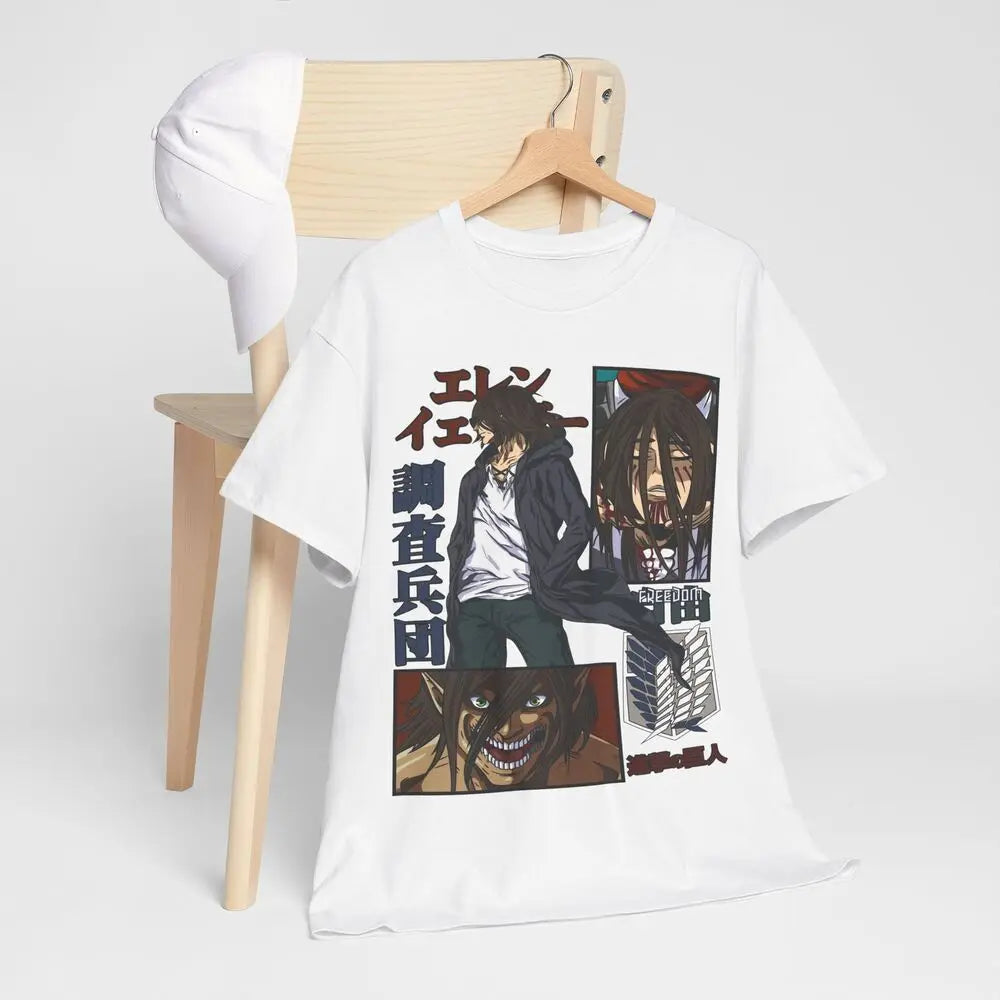 Eren Yeager Attack on Titan T-Shirt - All Sizes