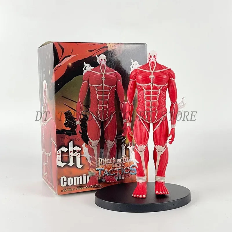 16cm Attack on Titan PVC Action Figures - Colossal & Armored Titans