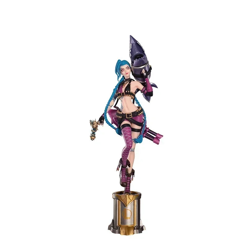 League of Legends Jinx 3D Figure Model - Anime Desk Ornament