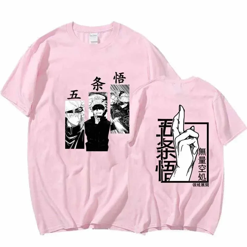 Anime Satoru Gojo Jujutsu Kaisen Oversized T-Shirt