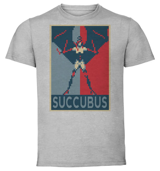 Unisex Grey Castlevania Symphony of the Night Succubus T-Shirt