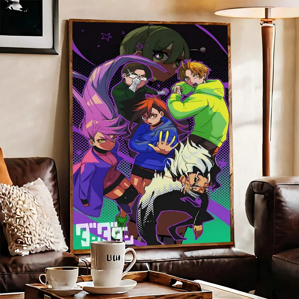 Anime Dandadan Waterproof Poster & Wall Sticker