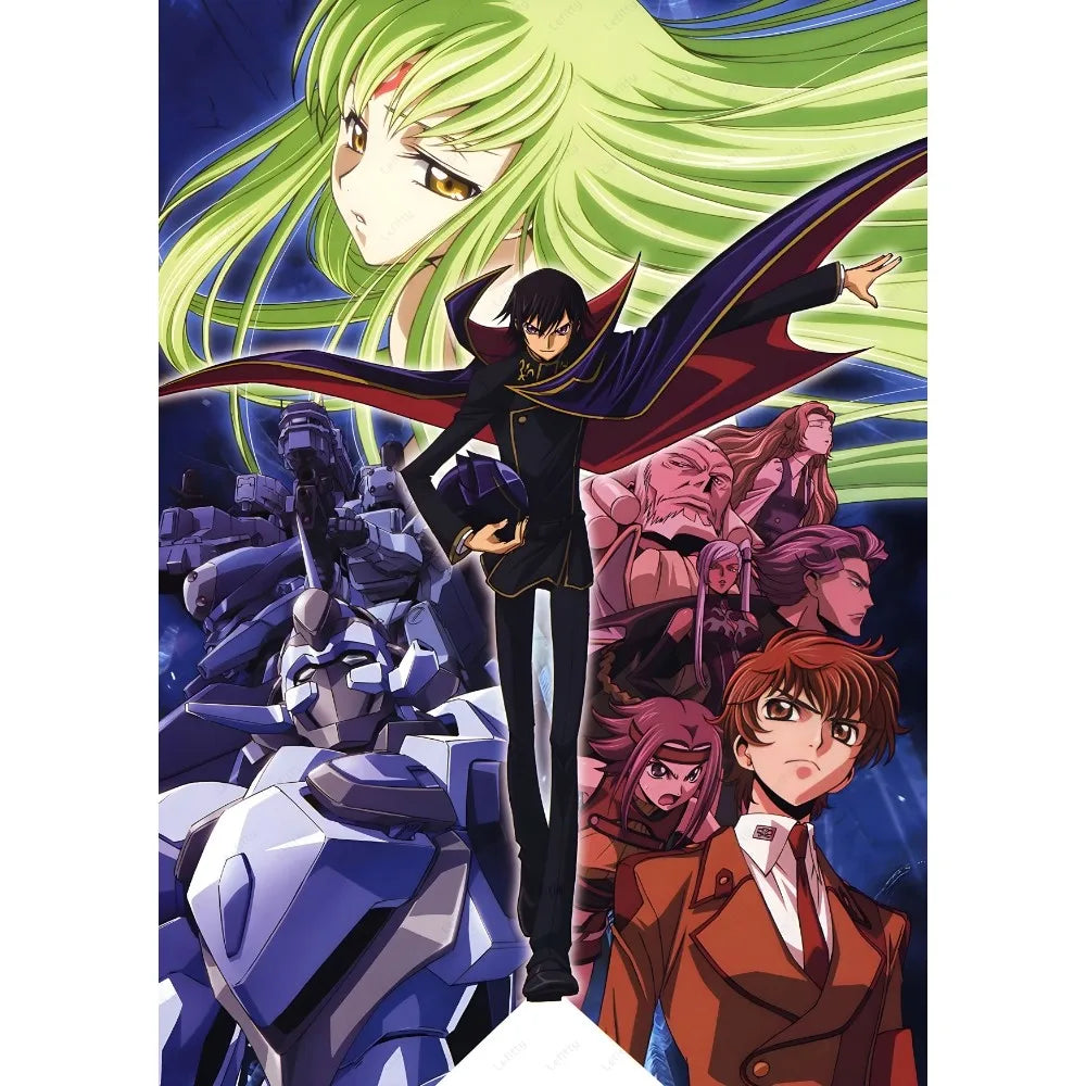 Code G-Geass Z-Zero Anime Waterproof Poster