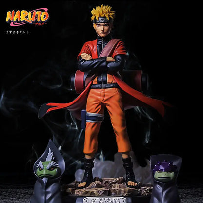 BANDAI 23cm Naruto Uzumaki Action Figure - GK PVC Collectible