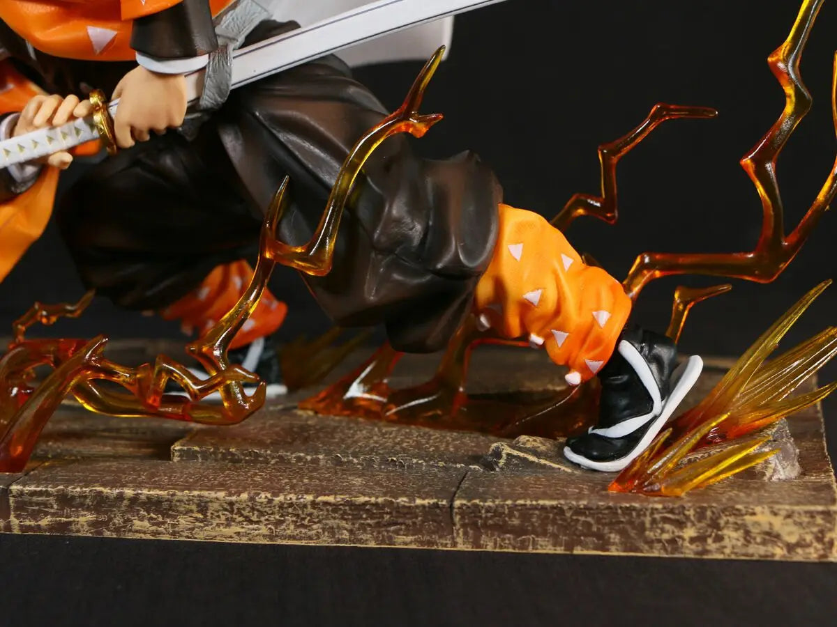 24cm Agatsuma Zenitsu Demon Slayer PVC Action Figure