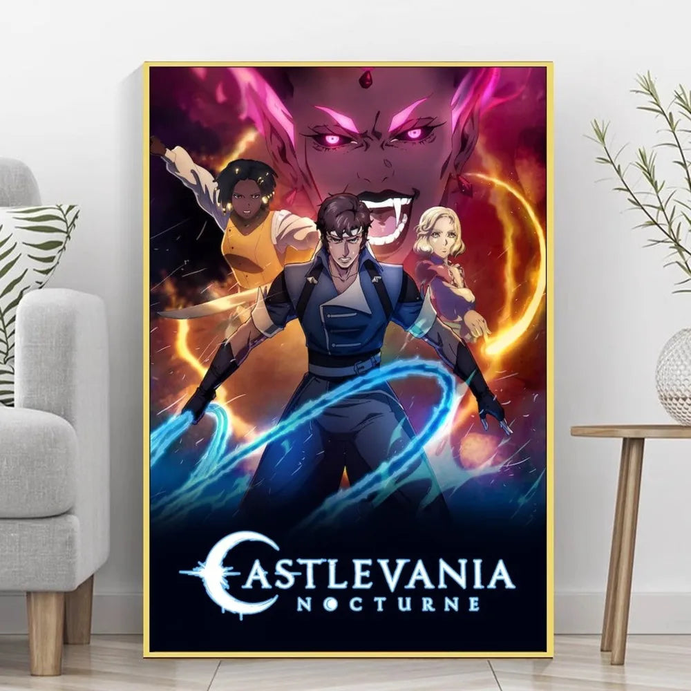 Castlevania Anime DIY Waterproof Poster Sticker