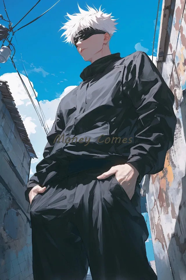 Gojo Satoru Anime Canvas Print - Modern Wall Art