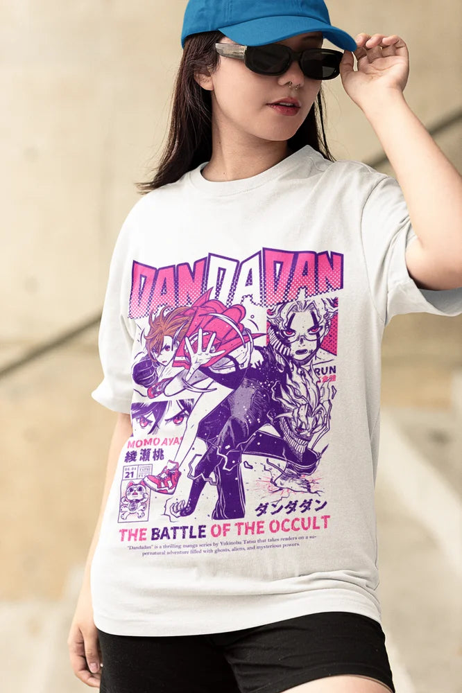 Dandadan Okarun Momo Ayase Anime T-Shirt