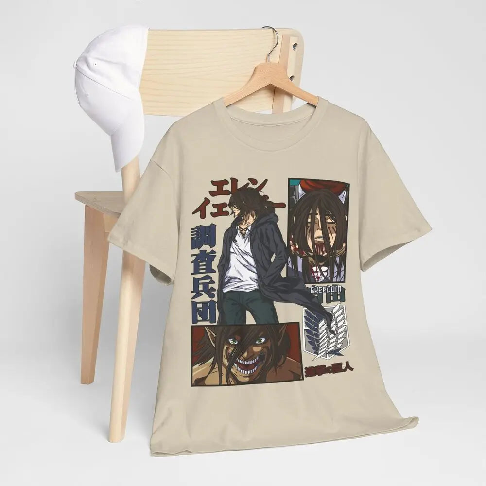 Eren Yeager Attack on Titan T-Shirt - All Sizes