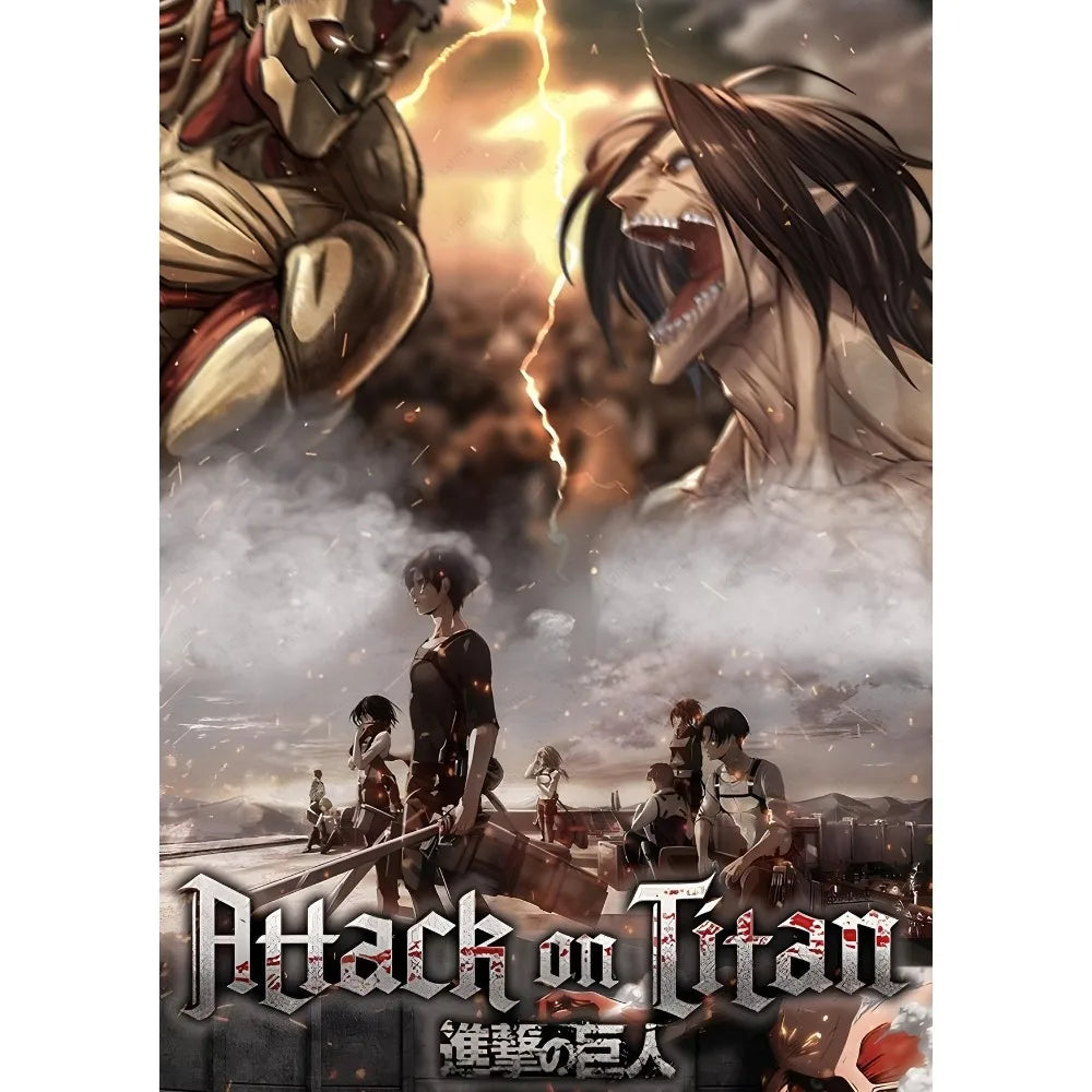 Anime Attack on Titan Poster - Waterproof Wall Art