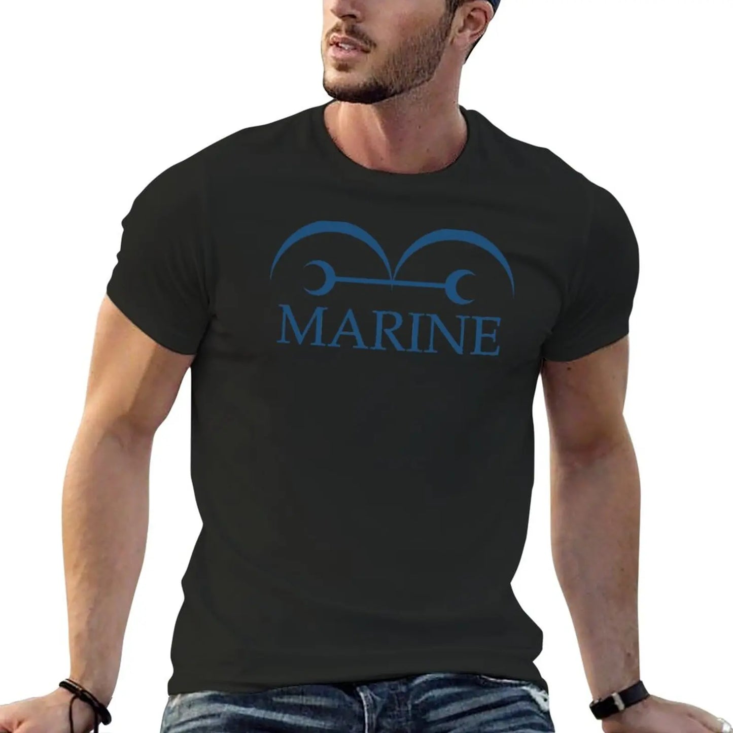 Marine Sports Fan Short Sleeve T-Shirt for Men