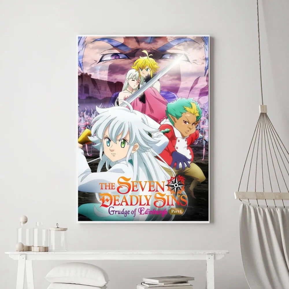 The Seven Deadly Sins Poster Print - Modern Wall Art