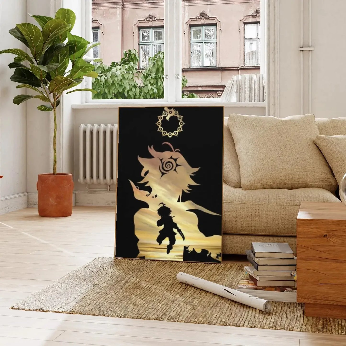 7 Deadly Sins Canvas Art - Modern Wall Decor