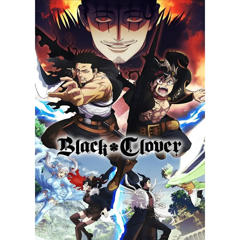 Anime Black Clover Poster - Waterproof Wall Art Decor