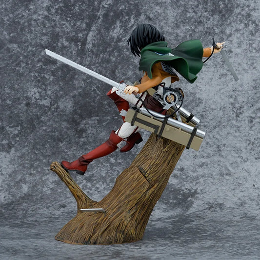 Mikasa Ackerman & Levi Ackerman Attack on Titan PVC Figurine Set