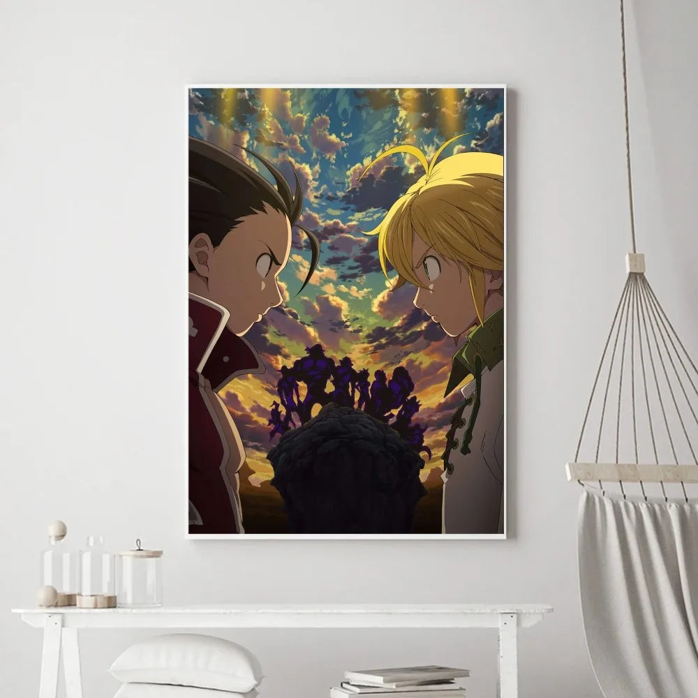 The Seven Deadly Sins Poster Print - Modern Wall Art