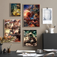 Anime Attack on Titan Vintage HD Quality Wall Art Poster