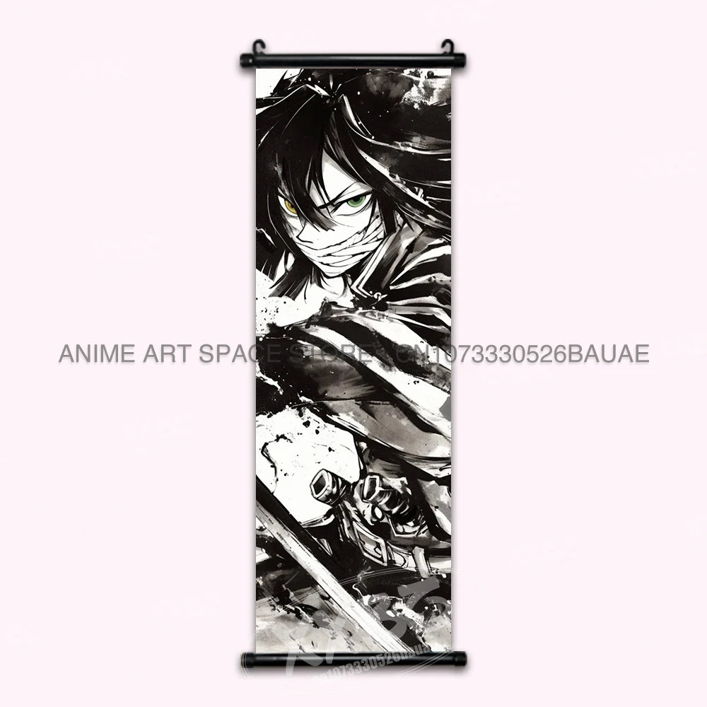 Demon Slayer Rengoku Kyoujurou Canvas Wall Art Scroll