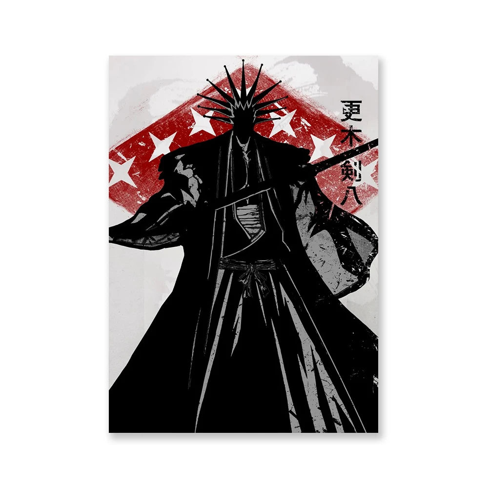 Ichigo Kurosaki Bleach Canvas Wall Art Poster