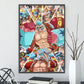 Anime ONE PIECE Self-Adhesive Poster - Sanji, Zoro, Luffy & Nami