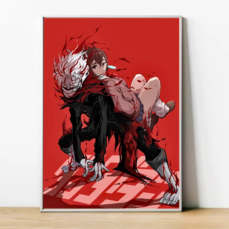 Anime Dandadan Ken Takakura Canvas Poster