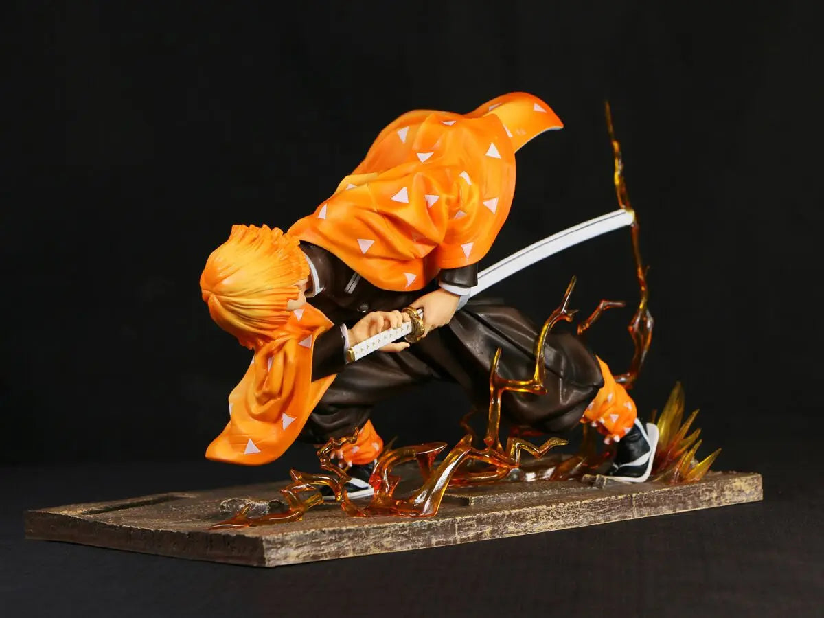 24cm Agatsuma Zenitsu Demon Slayer PVC Action Figure