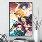 Demon Slayer Self-Adhesive Anime Poster - Hashira & Friends