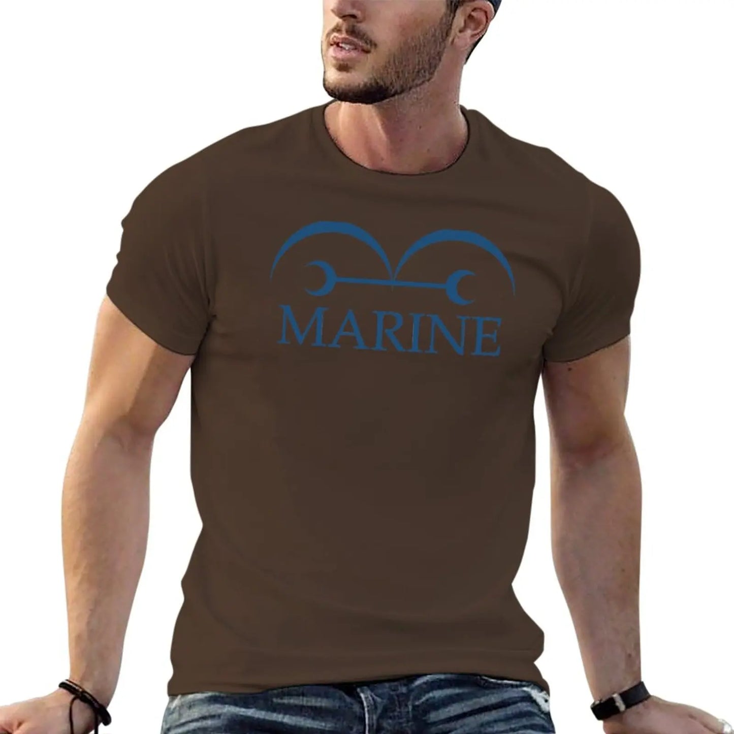 Marine Sports Fan Short Sleeve T-Shirt for Men