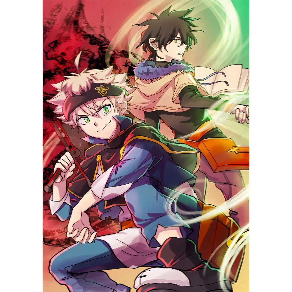 Anime Black Clover Poster - Waterproof Wall Art Decor