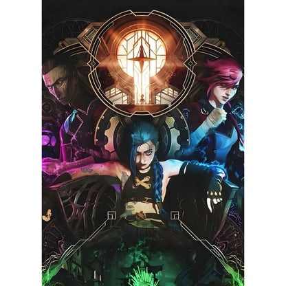 Arcane J-Jinx High-Quality Wall Art Poster