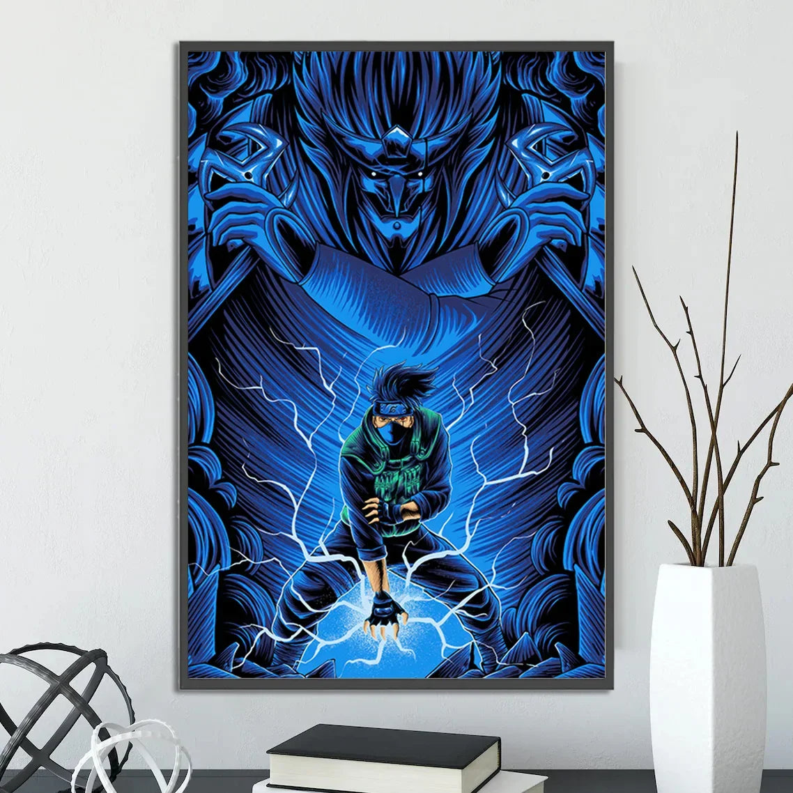 Kakashi Anime Self-Adhesive Poster - Home Decor