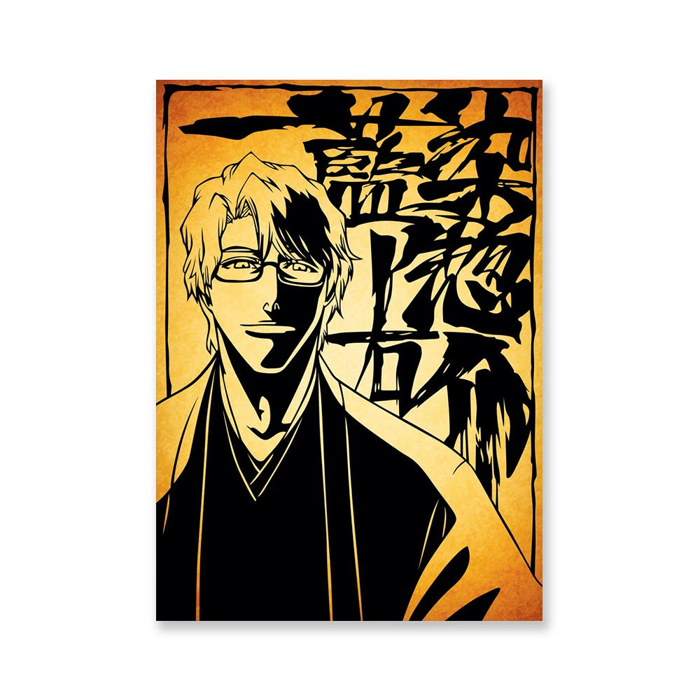 Ichigo Kurosaki Bleach Canvas Wall Art Poster