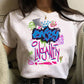 Jinx Arcane Casual Cartoon Print T-Shirt