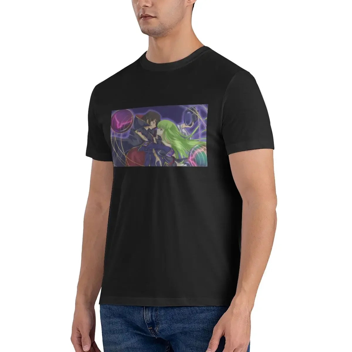 Code Geass Men's Cotton Round Neck T-shirt