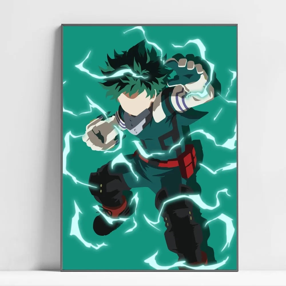 My Hero Academia Kaminari Denki Poster - Waterproof Wall Art