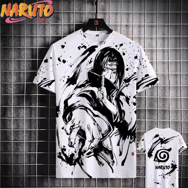 Naruto Men's 3D Print Casual T-Shirt