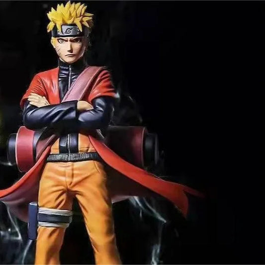 BANDAI 23cm Naruto Uzumaki Action Figure - GK PVC Collectible