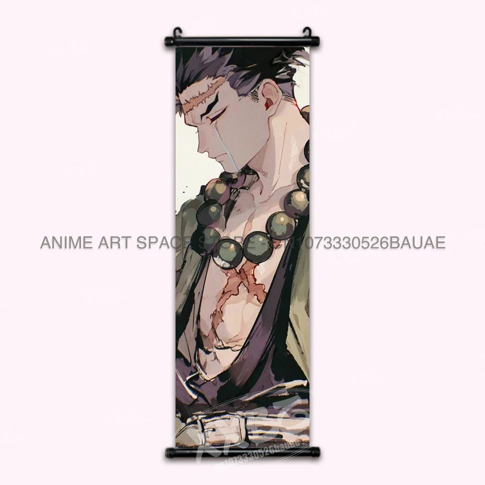 Demon Slayer Rengoku Kyoujurou Canvas Wall Art Scroll