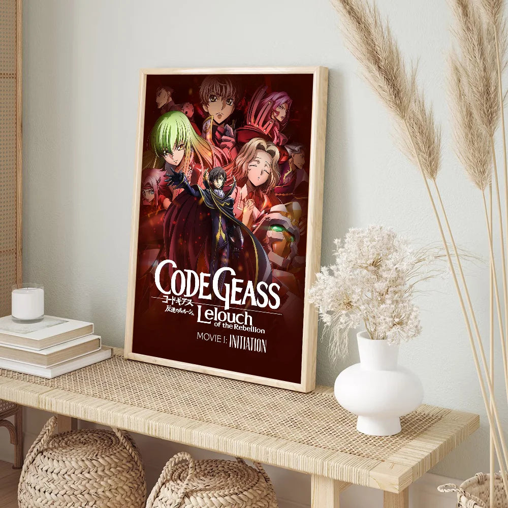 Code Geass Vintage Sticky Poster - Home & Cafe Decor